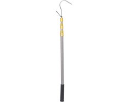 Trekstang met Haak - Grijper Telescoopstok - Vracht Vangen - Multifunctionele Haak - 150 cm - Zilver