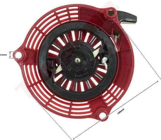 Trekstarter passend op HONDA GCV160 ( 28400-ZM0-013 ) RED 11mm van REPKIT