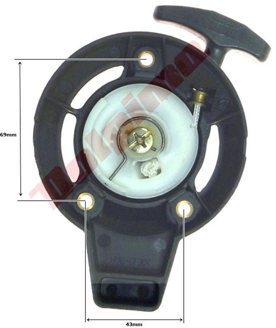 Trekstarter passend op HONDA GX 25 ( 28400-Z0H-003 ) van Hausbua.