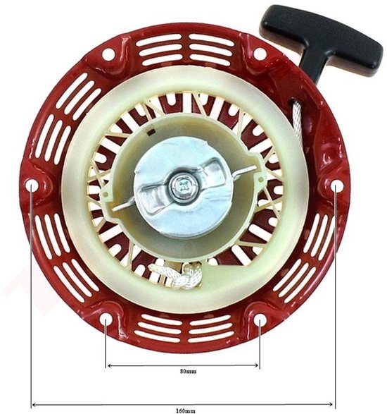 Trekstarter van Metaal passend op HONDA GX160 Merk BPC Parts van Merkloos	