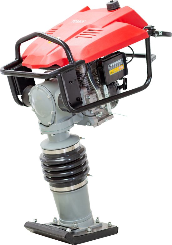 Trilstamper 18,5 kN benzinemotor 5 pk Torros TST1800 van Merkloos	