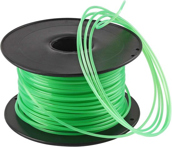 Trimmer Draad - Gazon Snijlijn - Gazon Onderhoud - Zeshoekig Profiel - 3 mm x 100 m - Groen