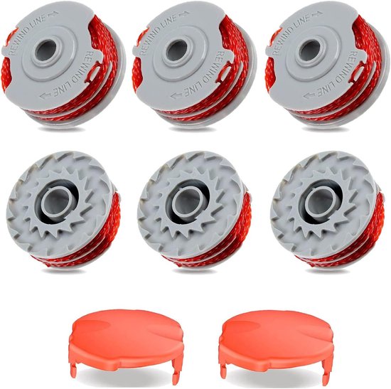 Trimmer Draad Spoelen - Reserve Onderdelen - Onkruid Snijden - Automatische Draadaanvoer - 6+2 Stuks