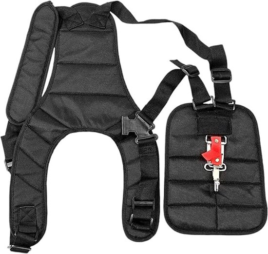Trimmer Harnas Riem - Comfortabele Gevoerde Riem Dubbele Schouderriem - voor Stihl Husqvarna Echo Draadtrimmers Bosmaaiers Grastrimmers Onkruideter Harnas Onkruidwacker Harnas van Merkloos	