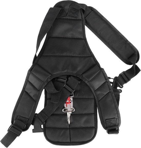 Trimmer Schouderriem - Bosmaaier Harnas - Comfortabel Werken - Verstelbaar Universeel - 55 cm - Zwart