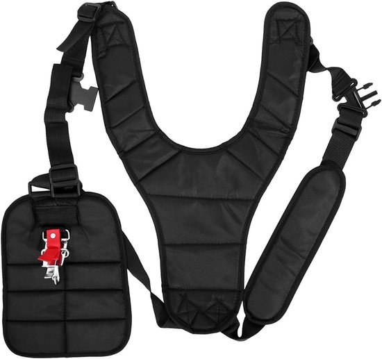 Trimmer schouderriem - maaier grastrimmer riem - dubbele schouder met duurzame - nylon riem - aanpasbaar van Merkloos	