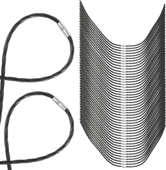 Trimmerdraad – 20 stuks – 37 cm x 3,5 mm – Geschikt voor Bosch AFS23-27 trimmerdraad F016800431 – Trimmerdraad – Spoel – Trimdraad – Snijdraad – Nylon trimmerdraad – Onkruidtrimmerdraad – Gazontrimdraad – Tuintrimdraad