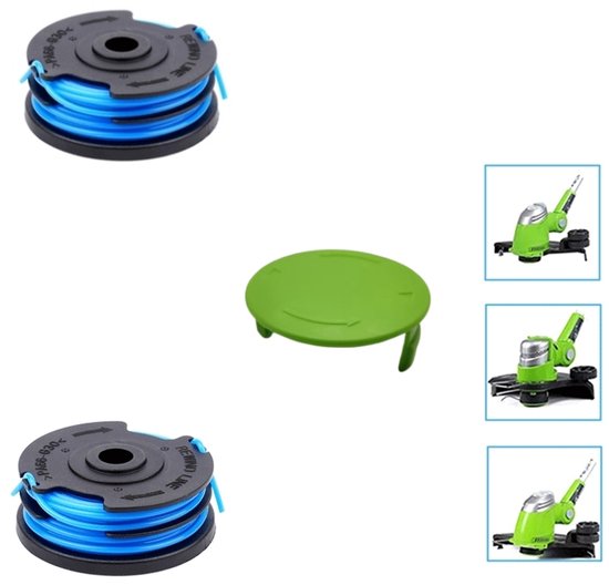 Trimmerspoel Geschikt voor Greenworks G40LT/G40LTK2/G40LTK2x/2101507/2101507UA van Merkloos	