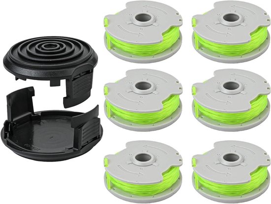 Trimmerspoelen met lijn - Spoelen voor grastrimmer - Tuinonderhoud - Verhoogde rand levensduur - 6 stuks - Niet gespecificeerd