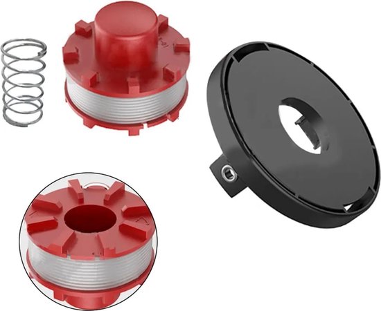 Trimspoelen en trimdraden geschikt voor Einhell CE-CT 36/30 LI E SOLO en AGILLO 36/255 BL van Merkloos	