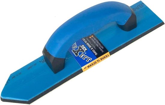 Troxell USA - 3" x 12" puntige gom rubberen voegvlotter met SoftGrip handvat
