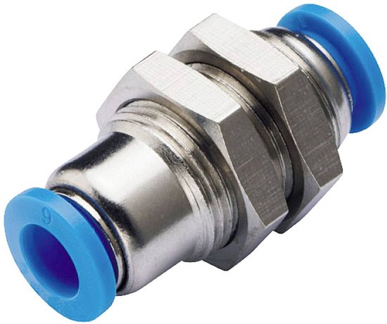 TRU COMPONENTS Rechte koppeling PM6 Buis-Ø: 6 mm 1 stuk(s) van T