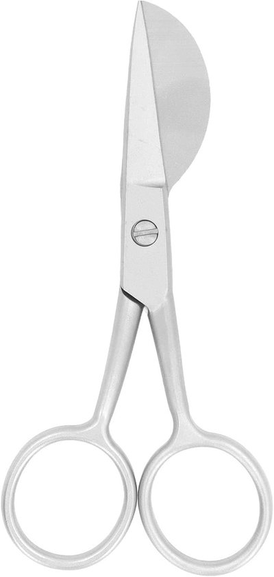 Tufting Carpet Scissors, Mini Portable Easy-Grip Scissors for Carpet Making with Stickers (Silver) van Anrapley