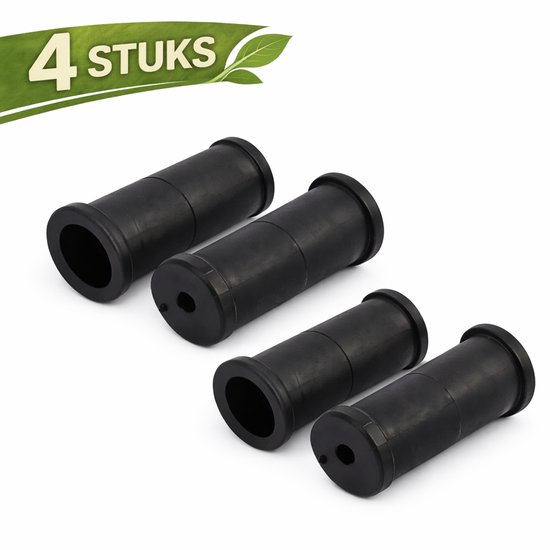 Tuilana® – Kruiwagen handvatten – 4 stuks – Geschikt voor Ø 30 mm - Slijtvast van Merkloos	