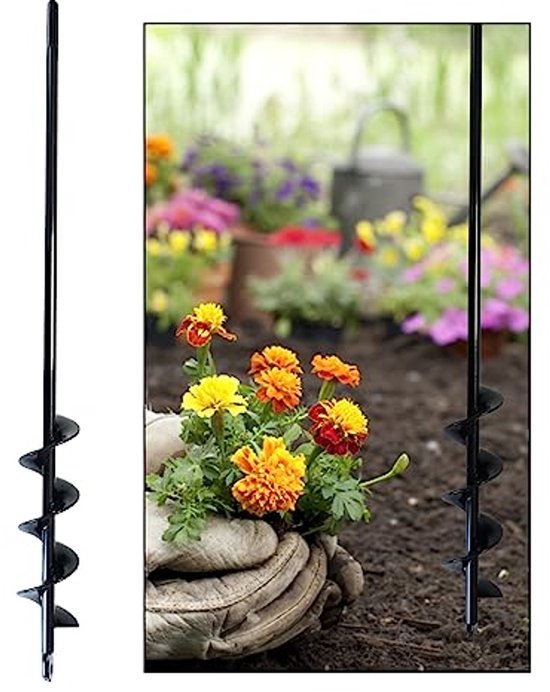 Tuin Boor voor Accuschroevendraaier - Grondboren voor Boormachine - Efficiënt Graven en Planten van Merkloos	