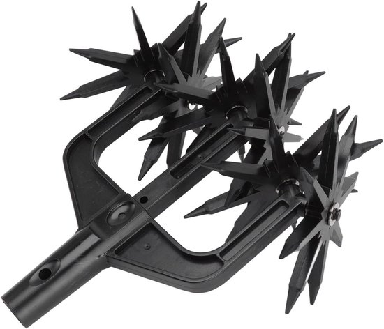 Tuin Cultivator voor Bodembewerking en Verticuteren - Handige 2-in-1 Tuingereedschap voor Grondverluchting, Graszaad Zaaien en Omspitten van de Grond van Merkloos	