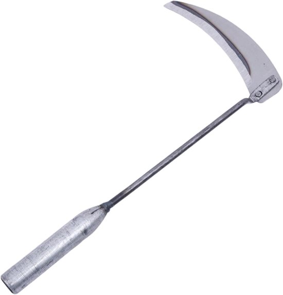 Tuin Gereedschap - Onkruidsteker - Gazon Onderhoud - Slijtvast Mangaanstaal - 30 x 16 x 6 cm - Zilver
