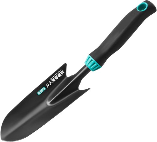 Tuin Gereedschap Set - Hand Schep Hark - Buiten Werk - Gietijzer Materiaal - 355 cm Lengte - Turquoise Blauw van Merkloos	