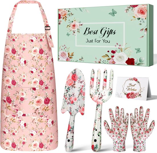Tuin Gereedschap Set - Moederdag Cadeau - Planten Verzorgen - Compleet Met Schep - 29.5 x 14.7 x 3.8 cm