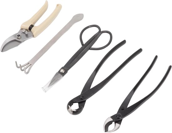 Tuin Gereedschap Set - Snoei Set - Planten Onderhouden - Ergonomische Handgrepen - 25.98 cm - Zilver