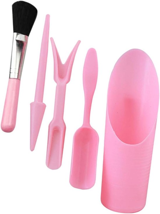Tuin Gereedschapset - Handgereedschap Tuingereedschap - Planten Verpotten - Multifunctionele Set - 155 cm - Roze
