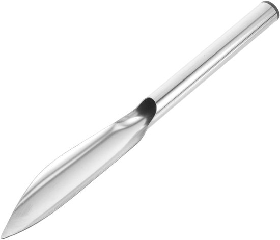 Tuin Gereedschapsset - Handschep Spade - Planten Wieden Graven - Roestvrij Staal - 32 cm Lengte - Zilver