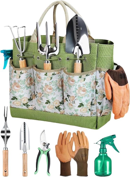 Tuin Handgereedschap Set - Tuinier Set - Planten en Snoeien - Ergonomische Handgrepen - 32 x 20 x 10 cm
