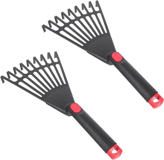 Tuin Harken Set - Hand Cultivator - Bodem Losmaken - Duurzaam Materiaal - 34x17x3cm - Zwart