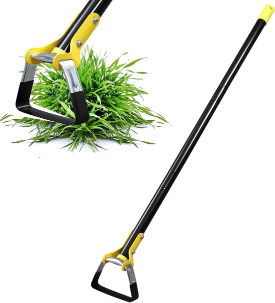 Tuin Hekel - Hand Hekel - Onkruid Verwijderen - Lange Steel - 114 cm - Zilver