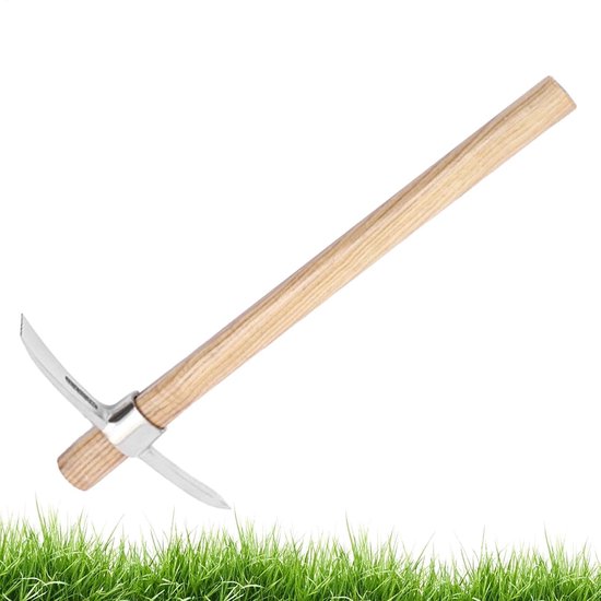 Tuin Houweel - Pikhouweel Graafgereedschap - Tuinieren Wortels Snijden - 2-in-1 Ontwerp - 41 cm Lengte