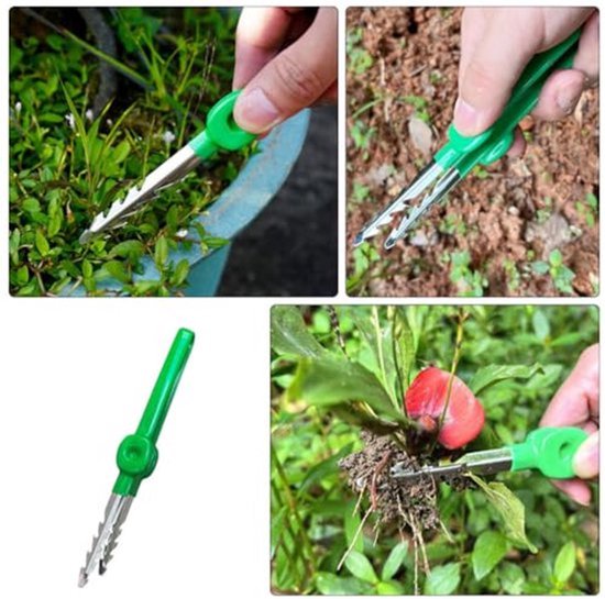 Tuin pincet roestvrij staal groot lang pincet planten pincet bonsai pincet voor tuinplanten