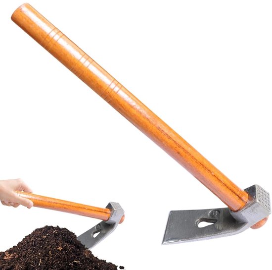 Tuin Schoffel - Handschoffel Wieden - Bodem Bewerken - Ergonomisch Houten Handvat - 40 cm Handvat - Niet gespecificeerd