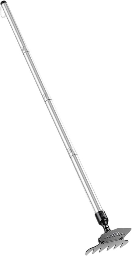 Tuin Schoffel - Landbouw Hark - Grond Egaliseren - Verstelbare Lengte - 28-98 cm - Niet gespecificeerd van Merkloos	