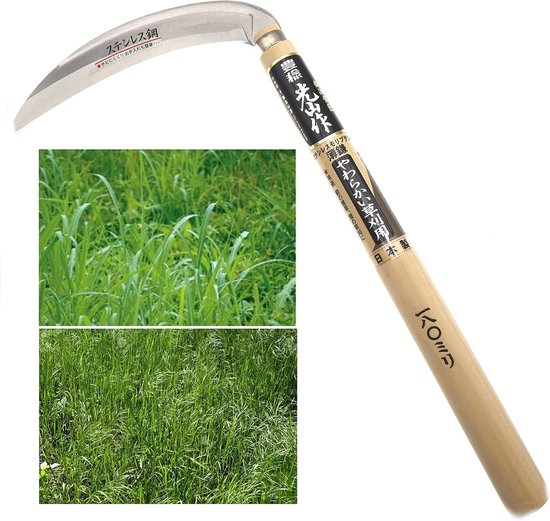 Tuin snoeischaar - Handzeis grasmaaier - Onkruid verwijderen - Roestbestendig staal - 18 cm blad - Zilver