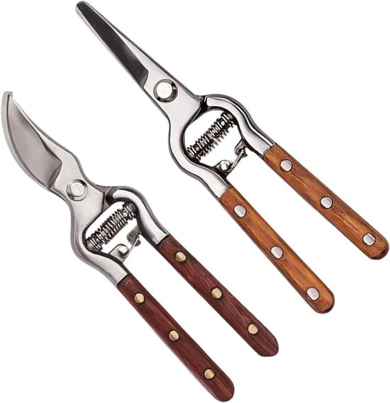 Tuin Snoeischaren - Handgereedschap Set - Takken Snoeien - Roestwerende Coating - 2 Stuks - Niet gespecificeerd