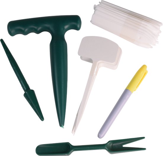 Tuin Starter Set - The Good Life - Labels - Marker - Handpootstokken van T