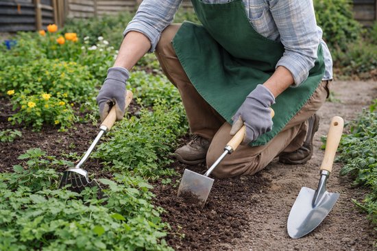 Tuin Tool Set 4 Stuks – Ideaal voor Onderhoud, Planten en Onkruid Verwijderen van Merkloos	