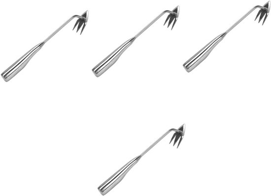Tuin Wieden Set - Wortelverwijderaar Tool - Onkruid Verwijderen - Handmatig Tuinieren - 3 Delig - Metaal