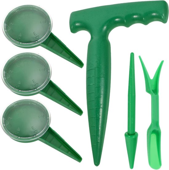 Tuin Zaadplanter Set - Planten Verpotten - Zaaien En Verplanten - Ergonomische Handgreep - 17.5 x 11 x 2.5 cm