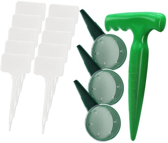 Tuin Zaai Gereedschap - Zaai Set - Gemakkelijk Planten - Verstelbare Sproeier - 178 Gram - Groente