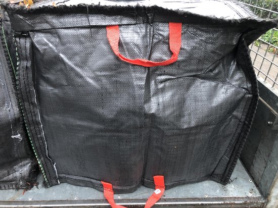 Tuinafvalzak  - onkruidzakken - bladzakken - tuinafval - groenafval zak - gebruik voor tuinonderhoud - puin zak - 240 Liter  - tuin tas - groenafvalzak - snoeiafval zak - zeer stevig van T