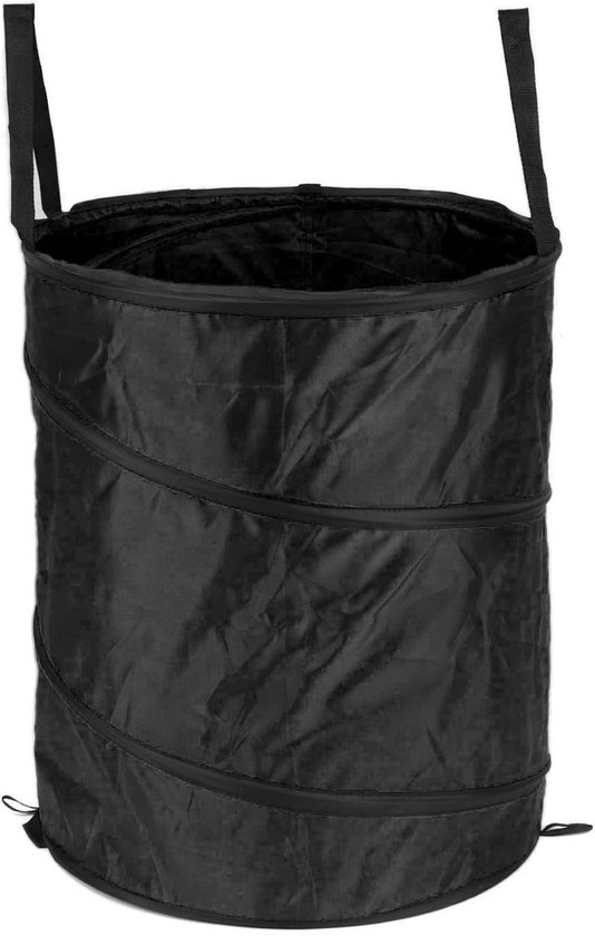 Tuinafvalzak - Opvouwbare zak - Tuin opruimen - Zelfstaand ontwerp - 75 liter - Zwart