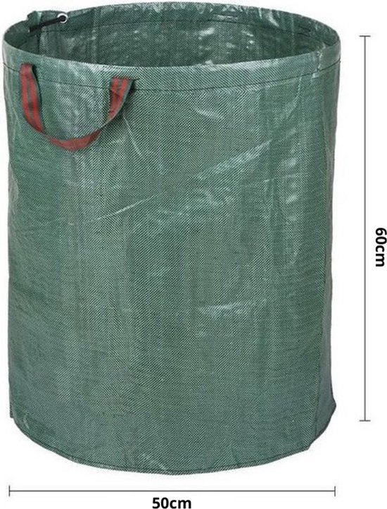 Tuinafvalzak popup - Tuinmand - Snoeiafvalzak - Groenzak - Compostzak - Groenafval zak tuin - 128 Liter van Merkloos	
