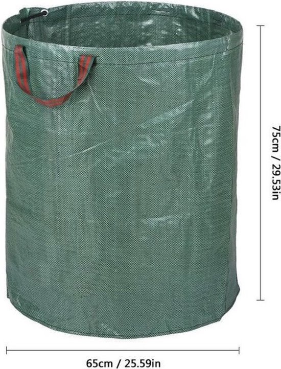 Tuinafvalzak popup - Tuinmand - Snoeiafvalzak - Groenzak - Compostzak - Groenafval zak tuin - 272 Liter van T