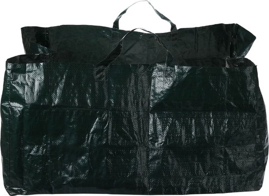 Tuinafvalzak - Vierkant-150L - 69x69xH38cm -Afvalzak Tuin - Opvouwbare tuinafvalzak-Herbruikbaar-Handvaten van T