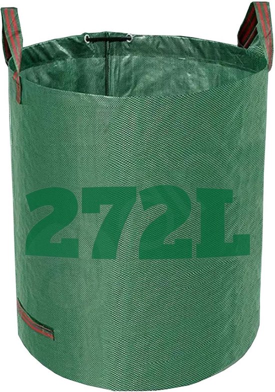 Tuinafvalzakken - Vuilniszakken - Afval Verzamelen - Herbruikbaar Materiaal - 272 liter - Groen