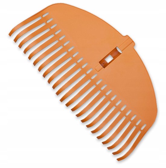 Tuinbladhark 49cm 23 tanden - Flexibel Kunststof, Zonder steel van Kinzo