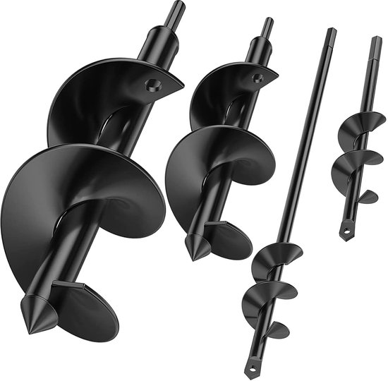 Tuinboorset voor Boormachine - 4 Stuks, Ideaal voor Planten en Bloemen van Merkloos	