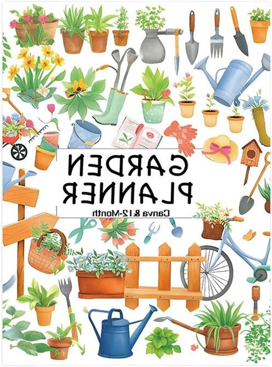 Tuindagboek - Tuinplanner Organizer - Planten Bijhouden - Gedetailleerde Registratie - 12 Maanden - Groen