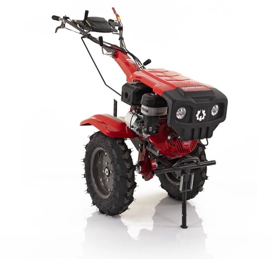 Tuinfrees – 15 PK Benzinemotor, 2 PTO’s, Instelbare Werkbreedte 560-1350 mm, 4×4 Tractie & LED-Verlichting Rotakt Partizan RO15R-2P van Merkloos	